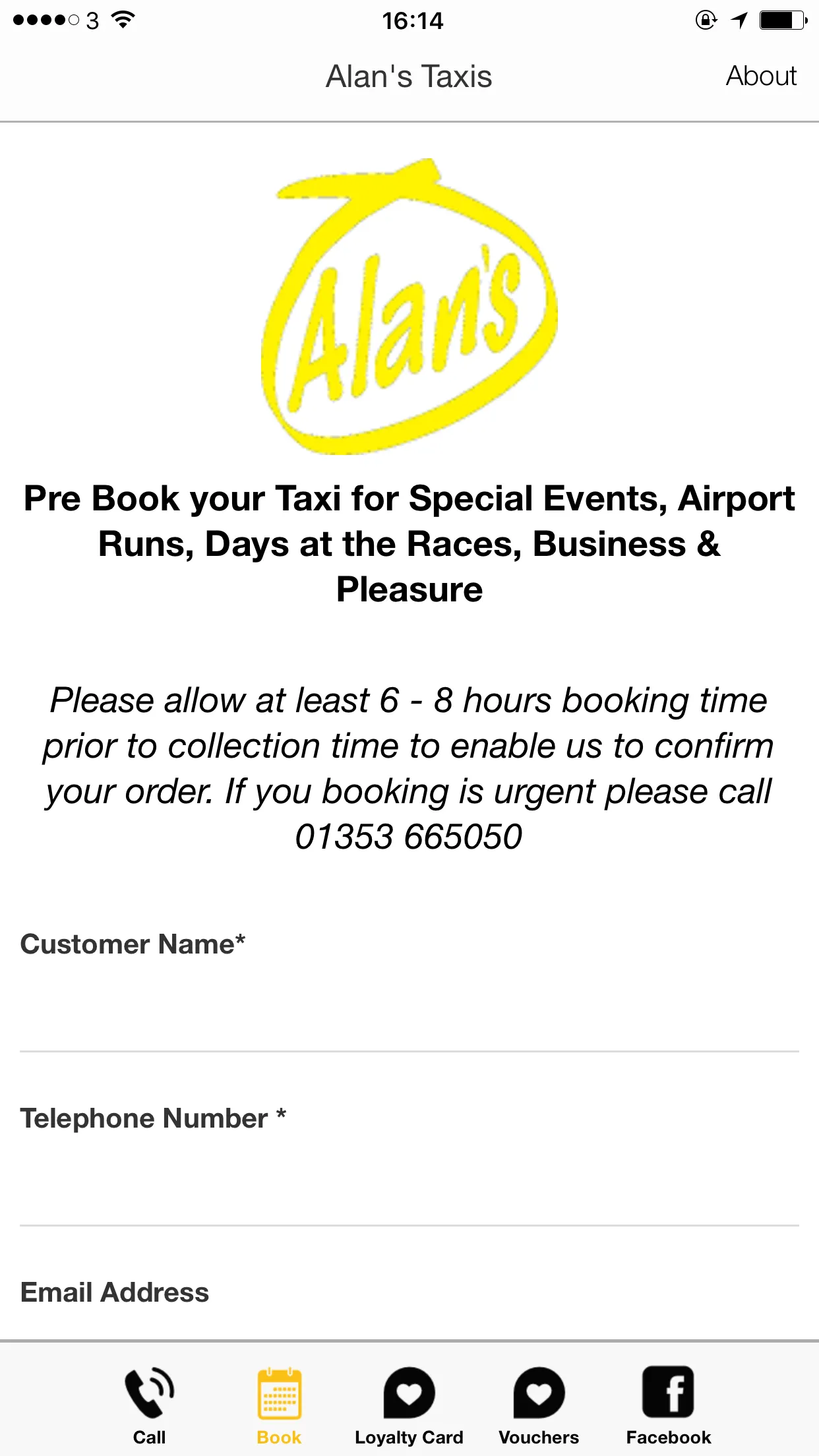 Alans Taxis | Indus Appstore | Screenshot