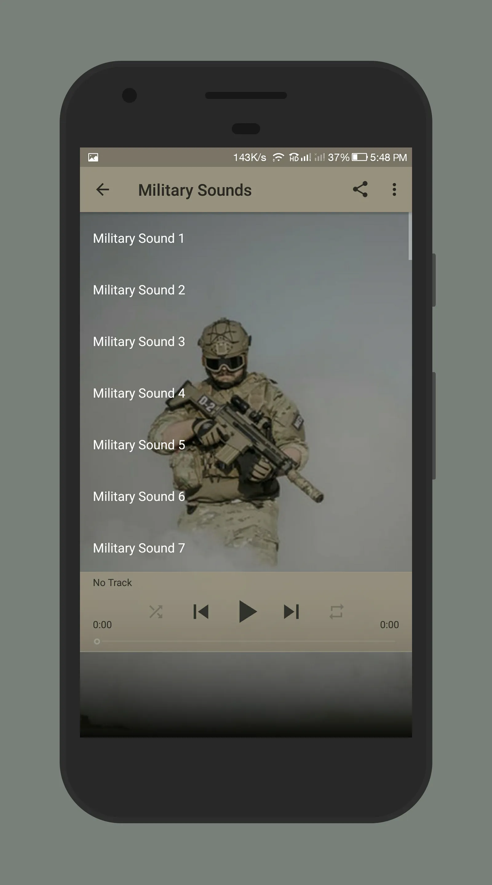 Military Sounds | Indus Appstore | Screenshot