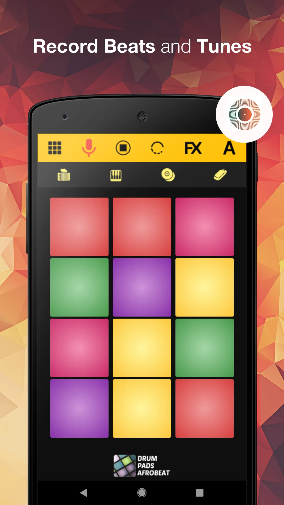 Drum Pad Afro - Beat Maker Mac | Indus Appstore | Screenshot