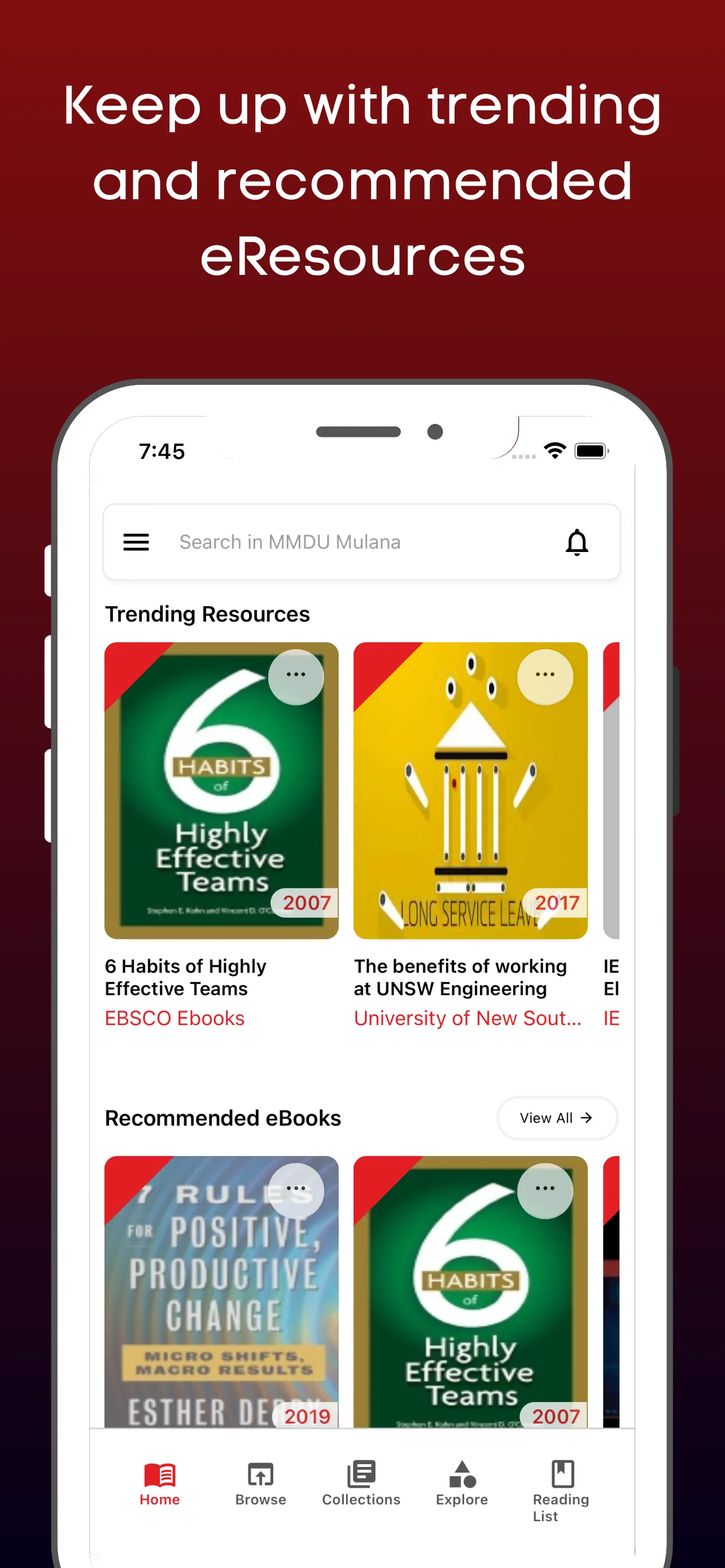 MMDUA eLibrary | Indus Appstore | Screenshot