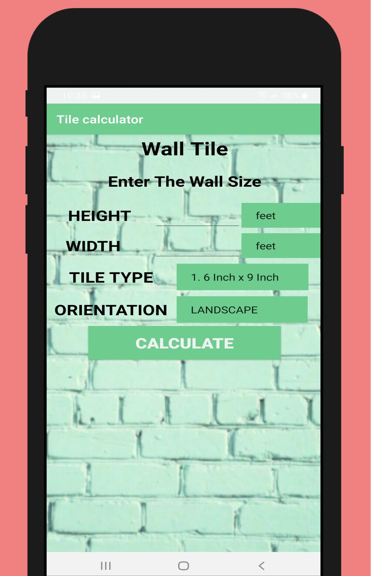 Tile Calculator | Indus Appstore | Screenshot