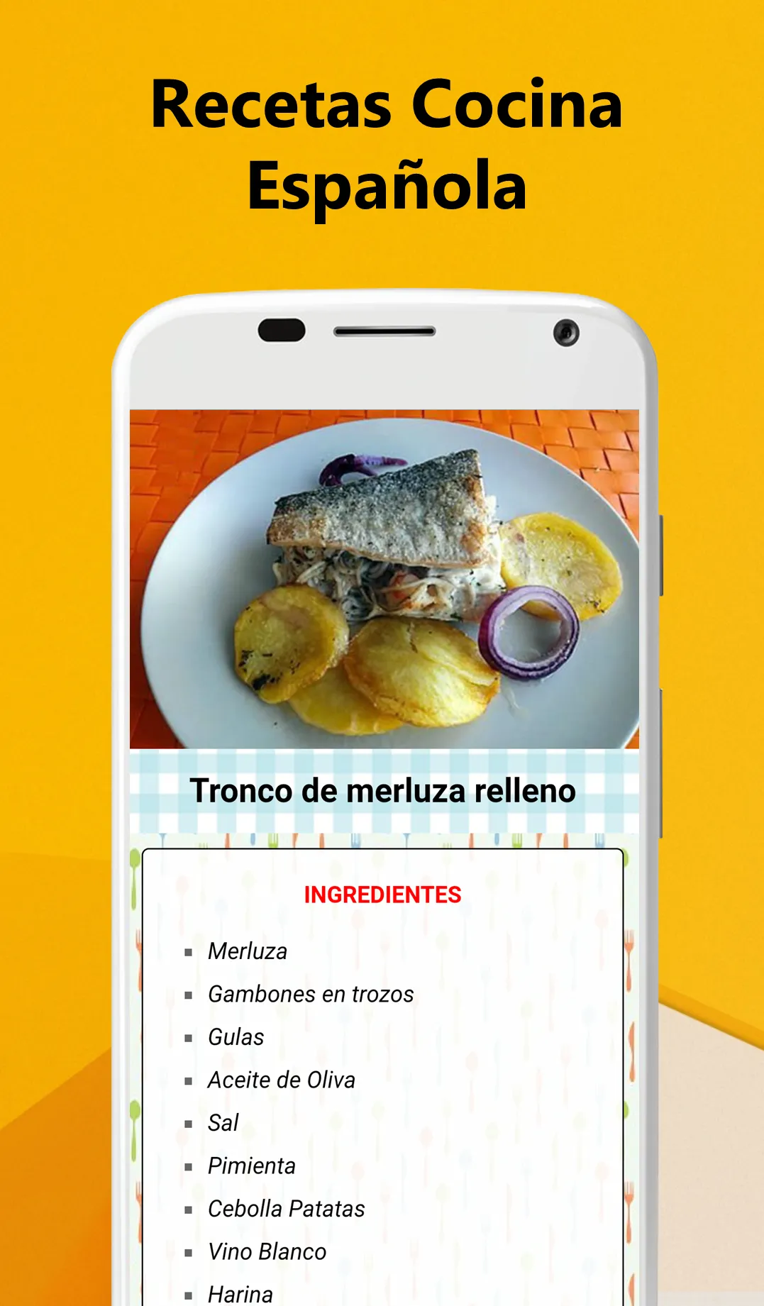 Spanish Recipes | Indus Appstore | Screenshot