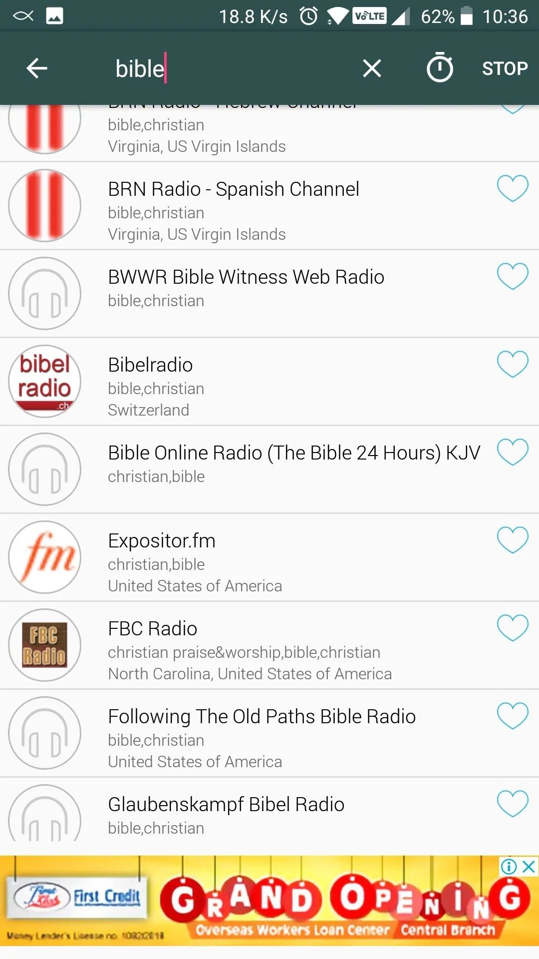 Christian Radio Stations | Indus Appstore | Screenshot