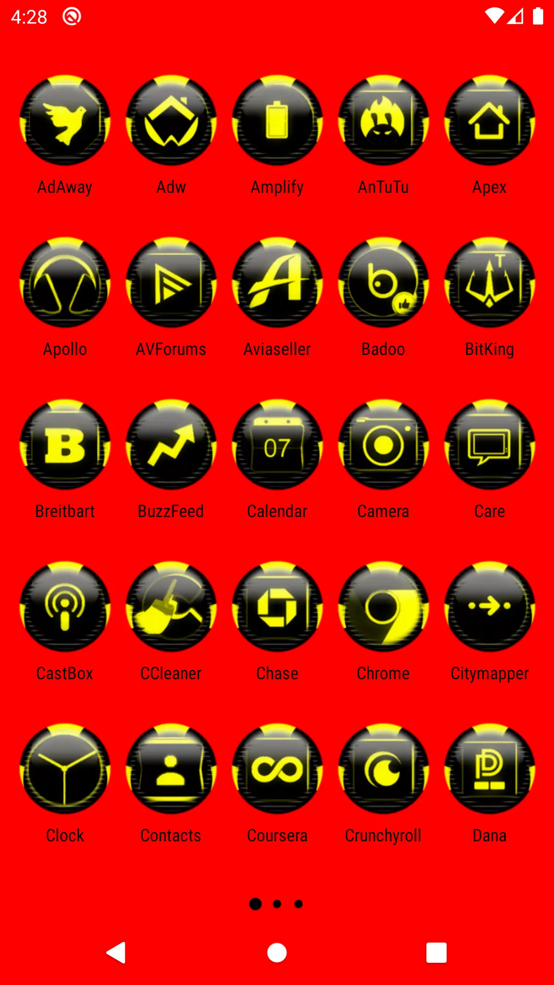 Yellow Icon Pack Style 6 | Indus Appstore | Screenshot