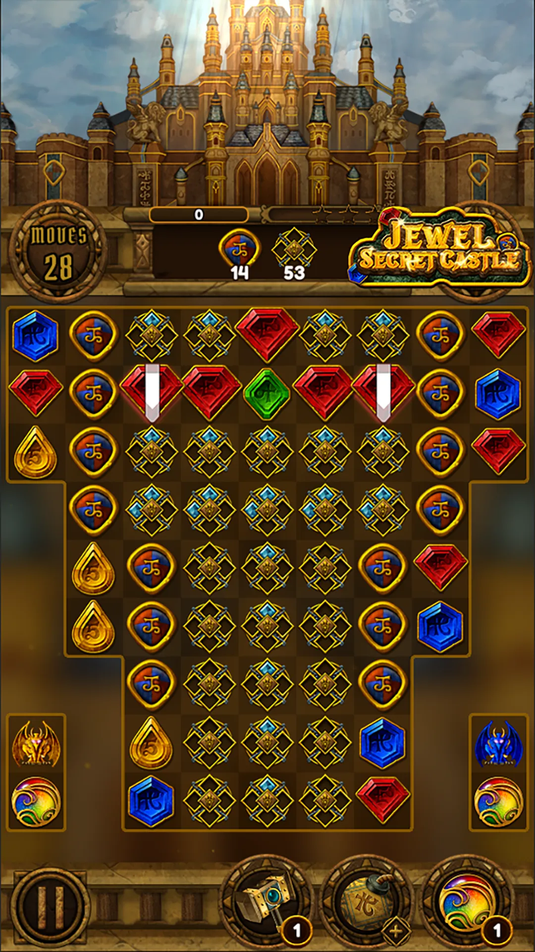 Jewel Secret Castle: Match 3 | Indus Appstore | Screenshot