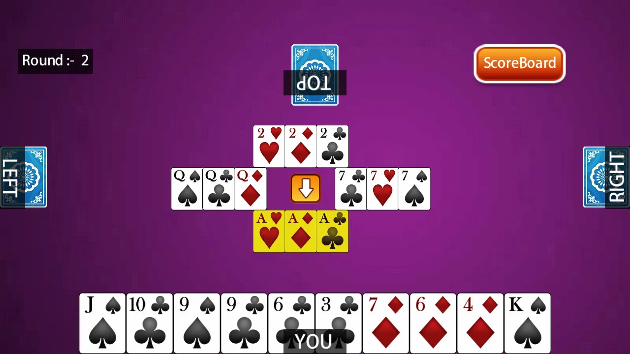 Hazari Card Game : 1000 Points | Indus Appstore | Screenshot