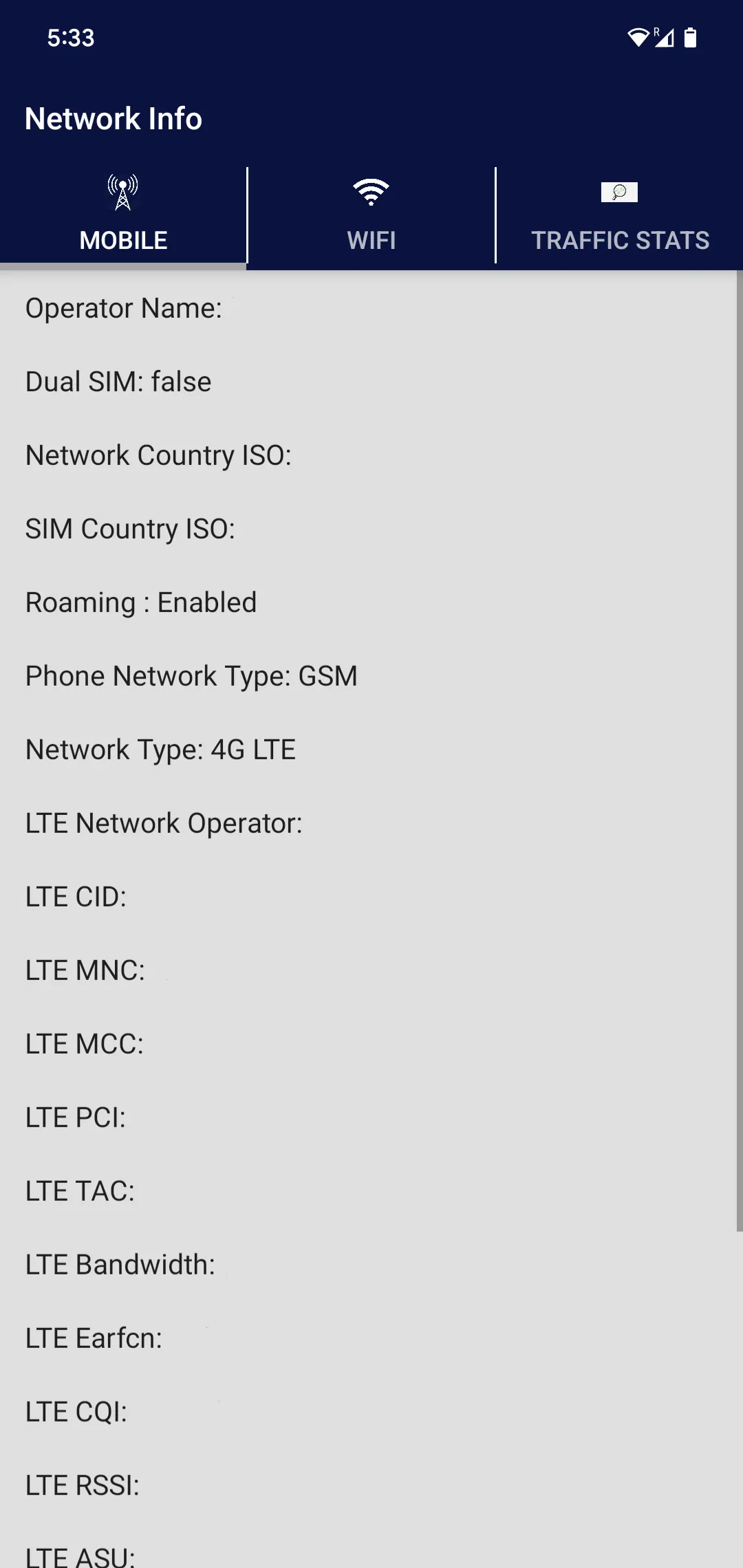 Network Info | Indus Appstore | Screenshot