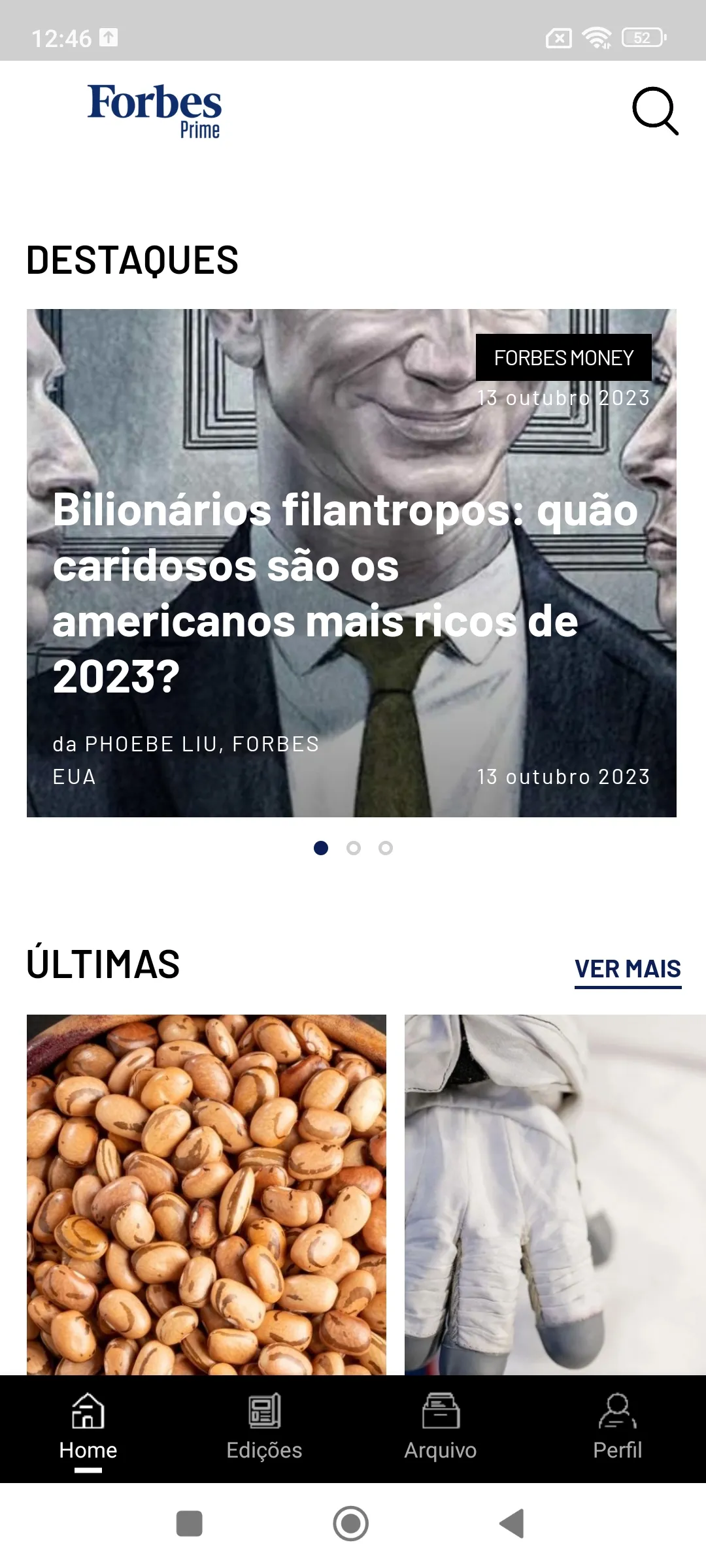 Forbes Brasil Prime | Indus Appstore | Screenshot