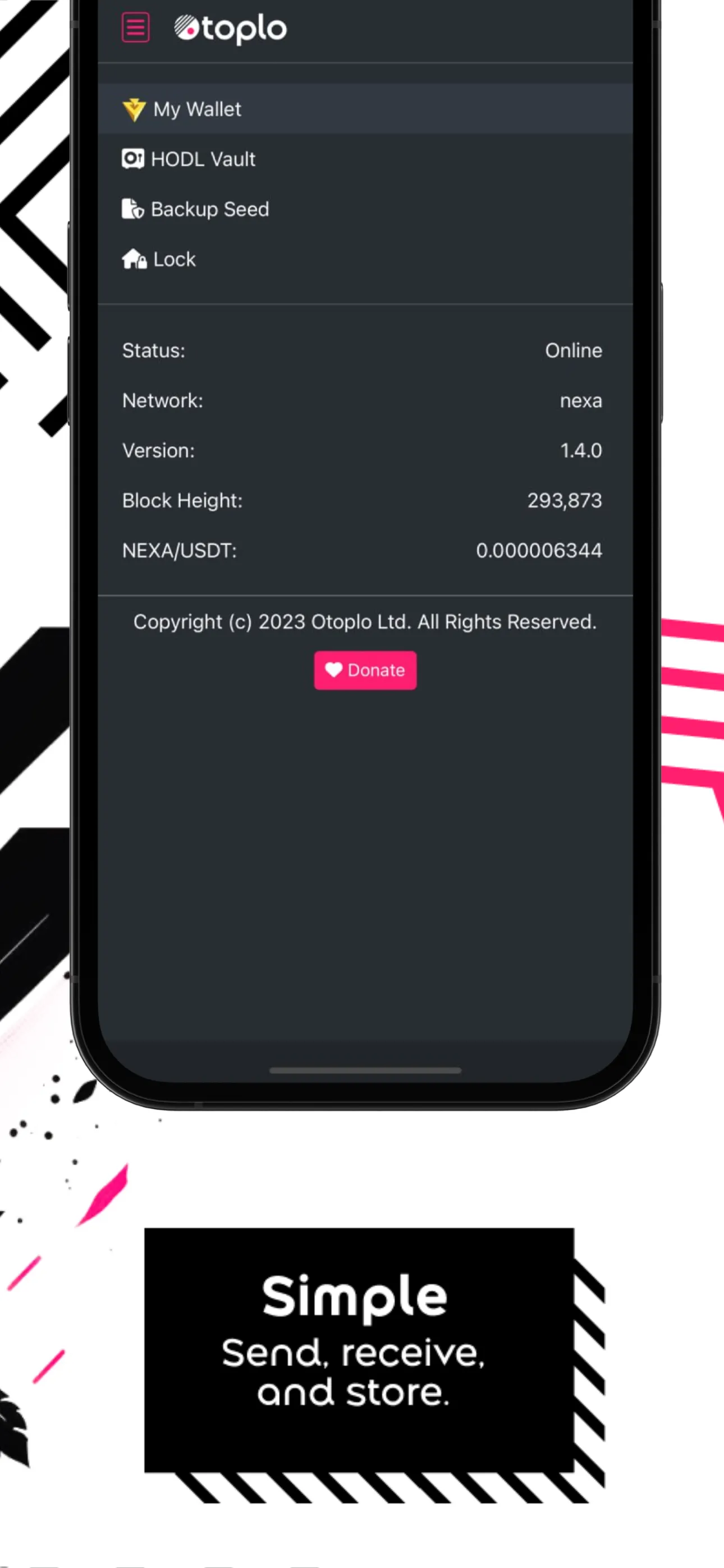 Otoplo - Nexa Wallet | Indus Appstore | Screenshot