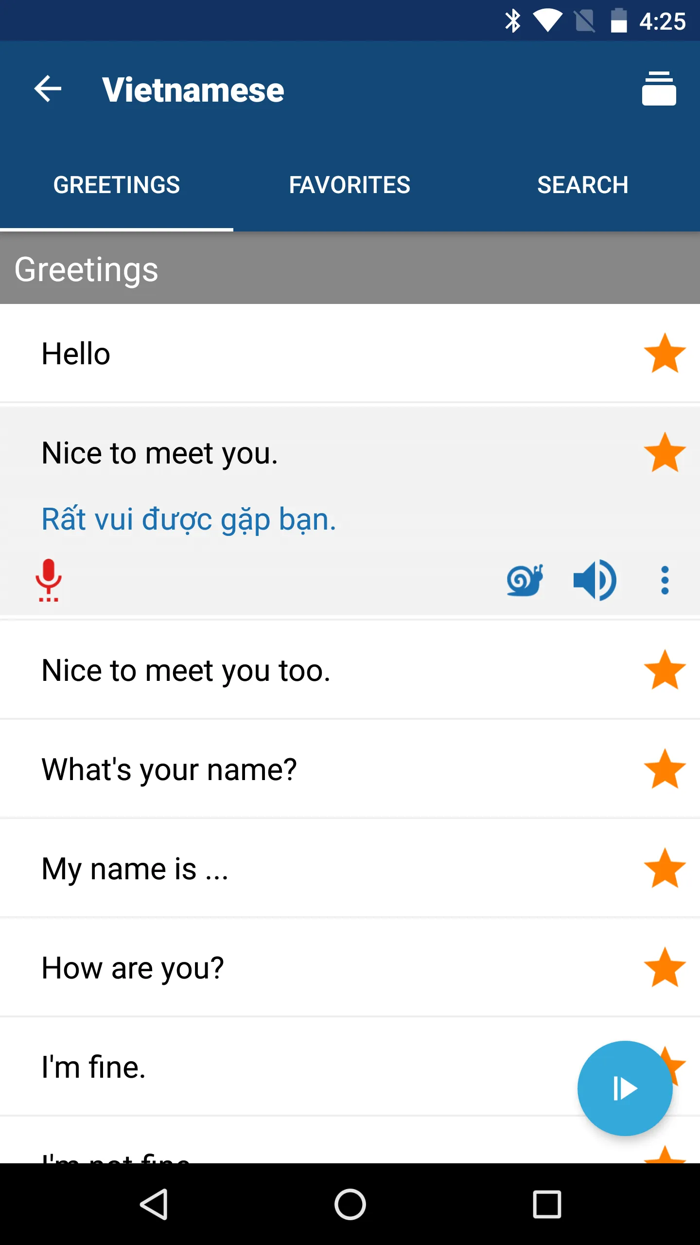 Learn Vietnamese Phrases | Indus Appstore | Screenshot