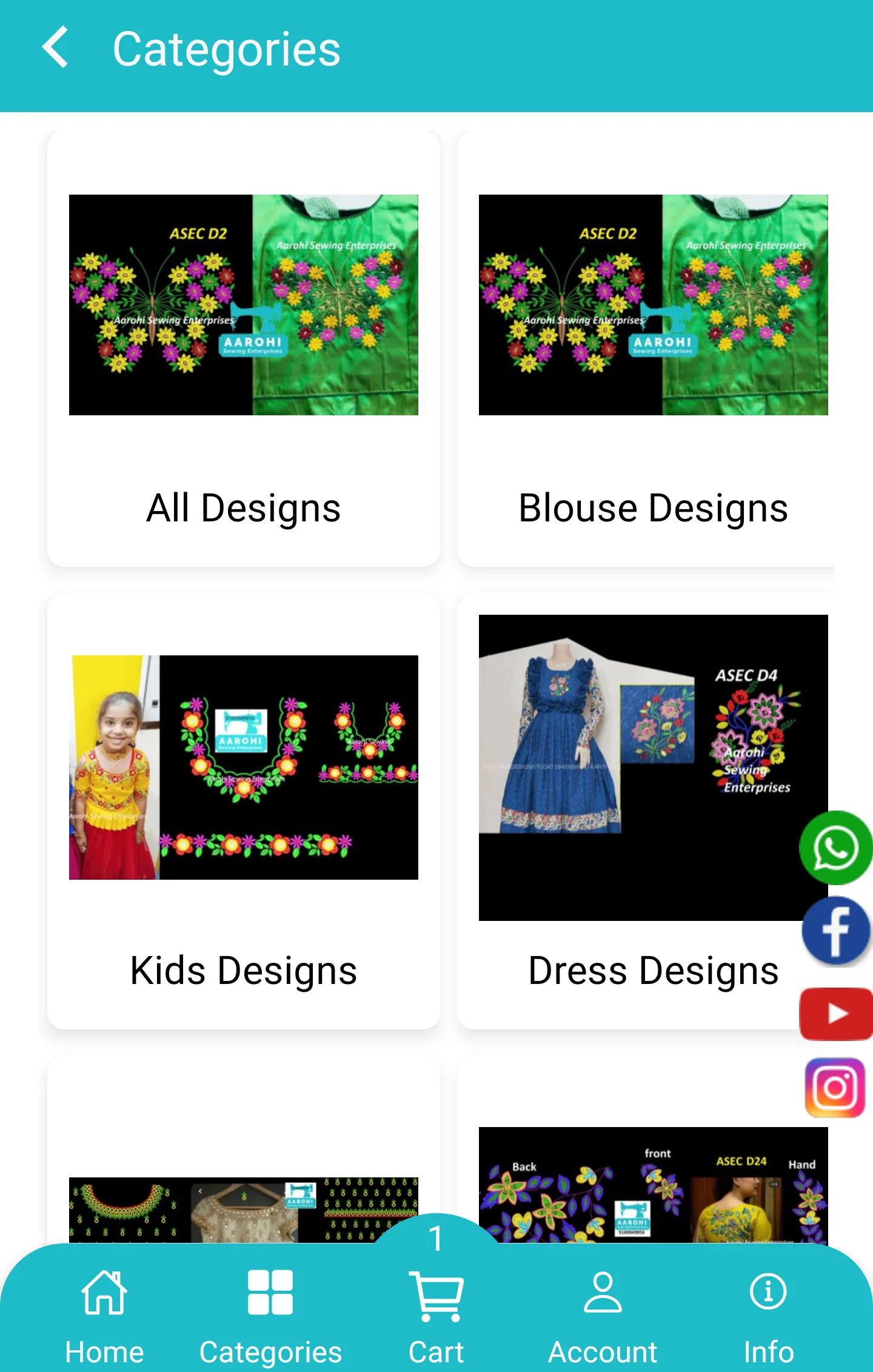 Aarohi Designs | Indus Appstore | Screenshot