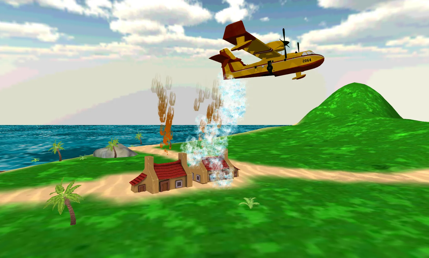 Airplane Firefighter 3D | Indus Appstore | Screenshot