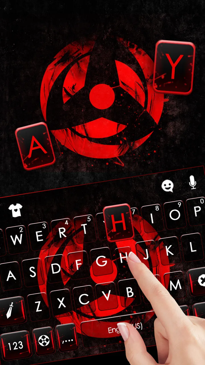 Sharingan Interspace Keyboard  | Indus Appstore | Screenshot