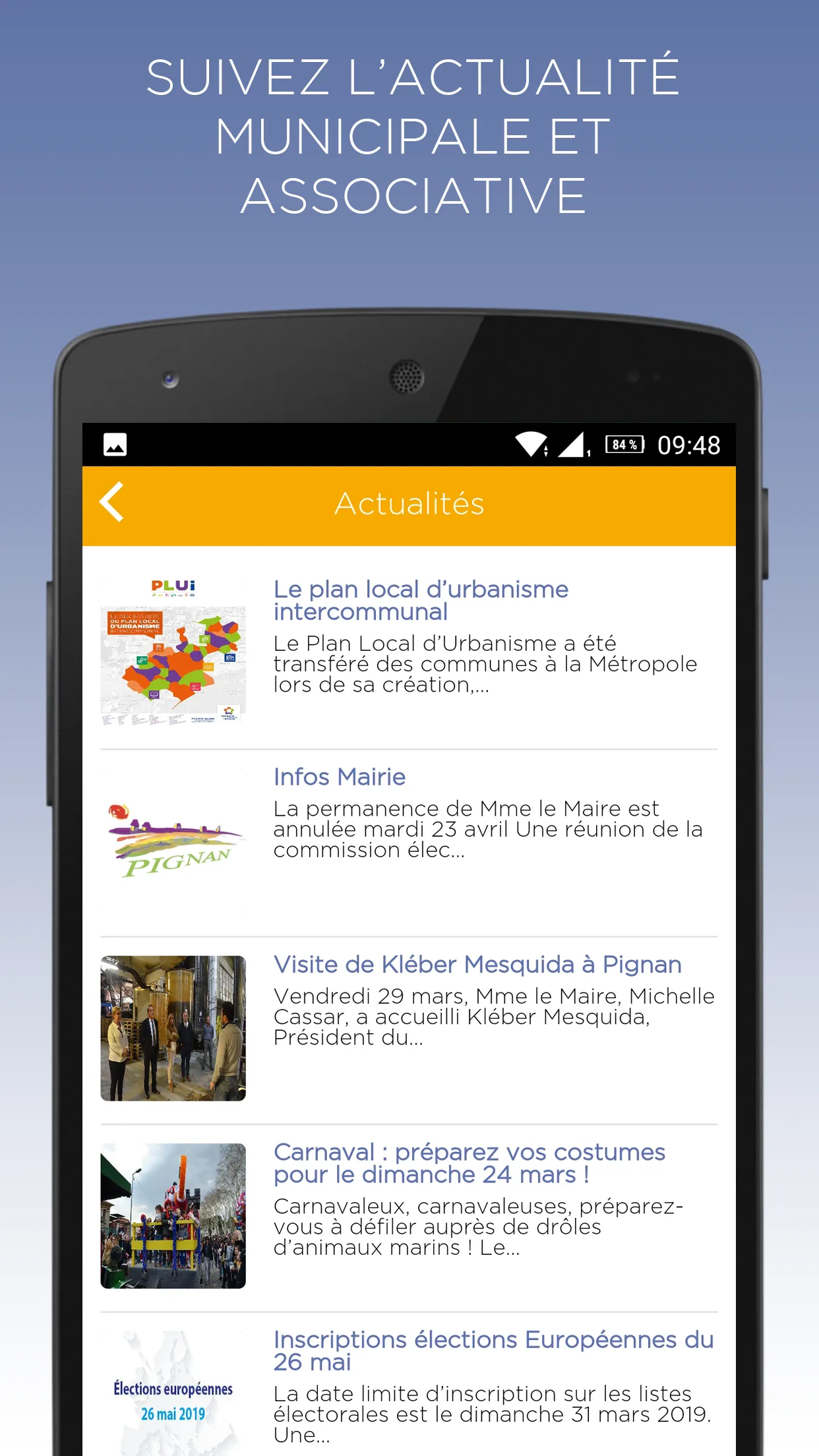 Ville de Pignan : l'applicatio | Indus Appstore | Screenshot