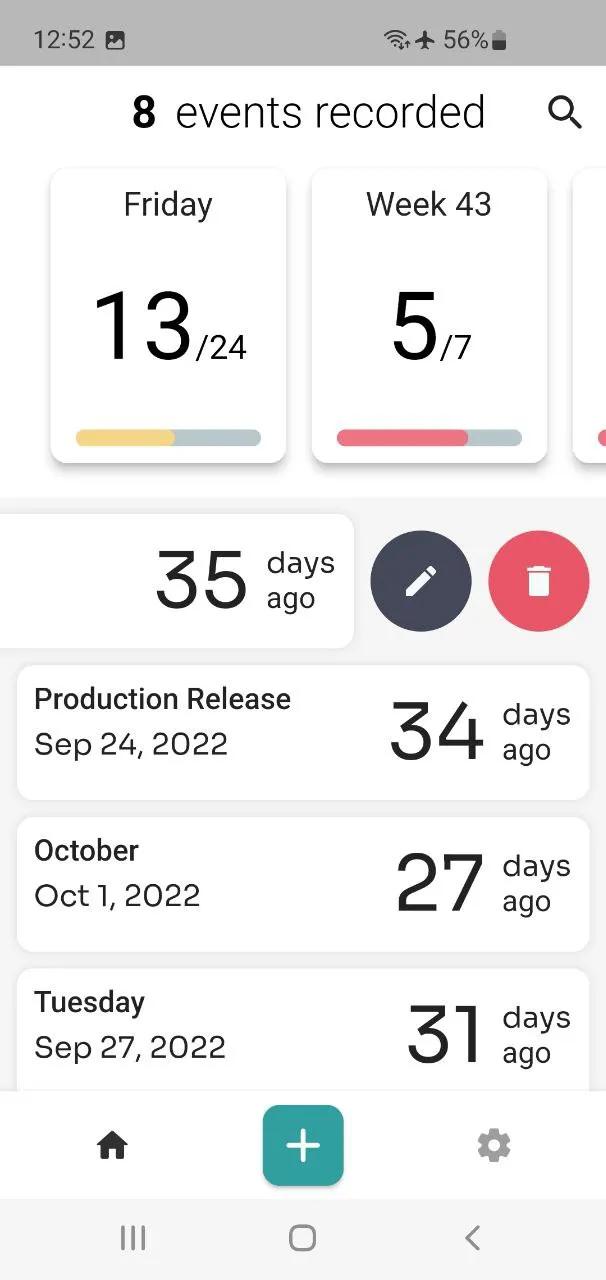 Hari Counter - Day Counter | Indus Appstore | Screenshot