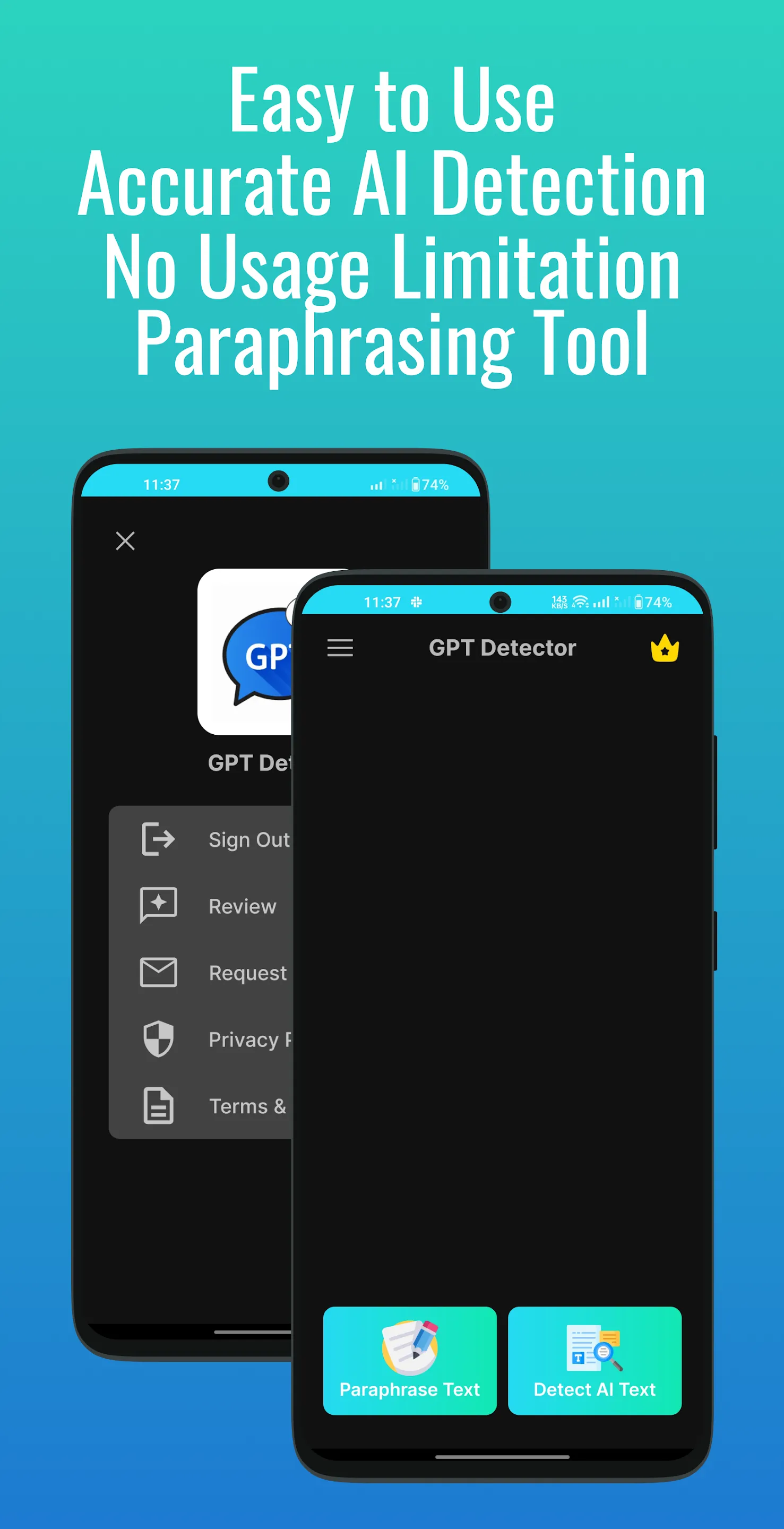 GPT Detector - Check AI Text | Indus Appstore | Screenshot