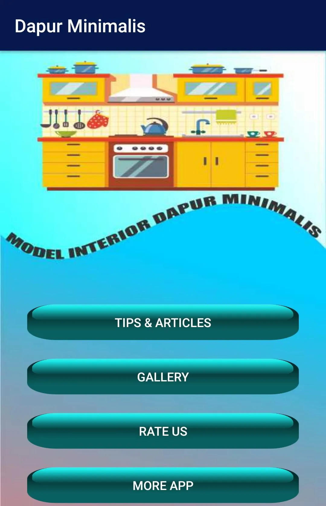 Model Interior Dapur Minimalis | Indus Appstore | Screenshot