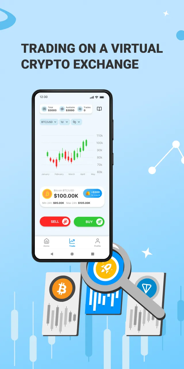 CryptoCosmic Trading Simulator | Indus Appstore | Screenshot