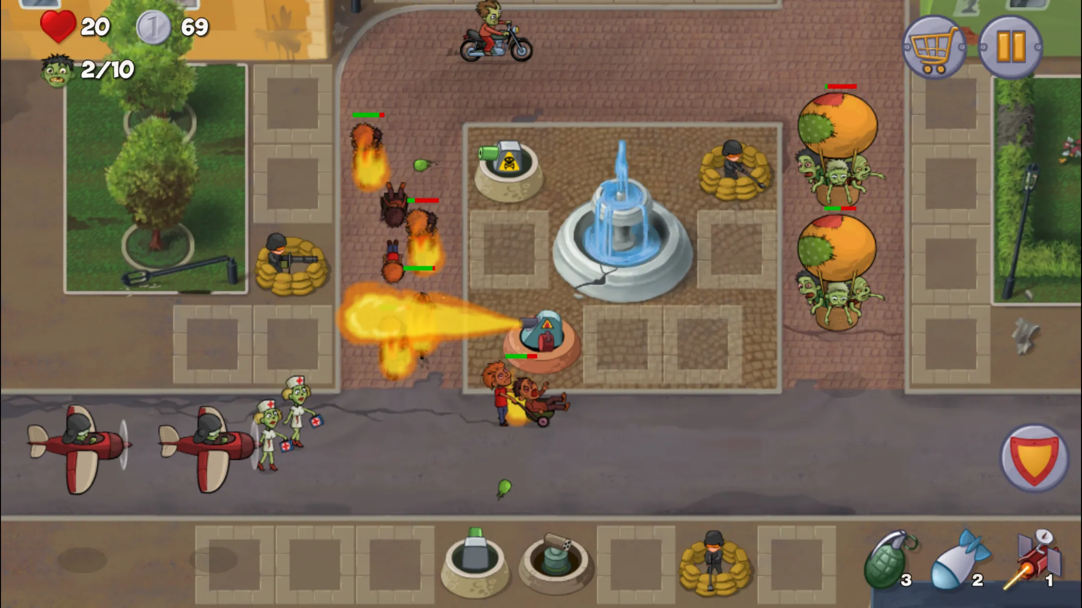 Zombie Town Survival Defense | Indus Appstore | Screenshot