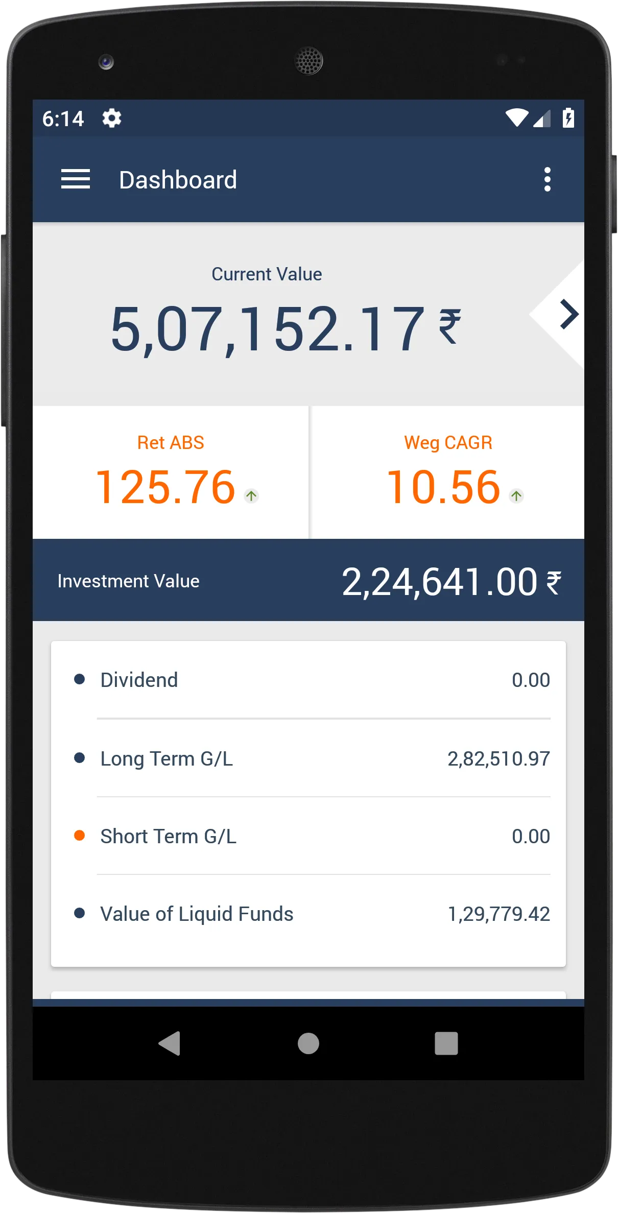 Bharati Wealth | Indus Appstore | Screenshot