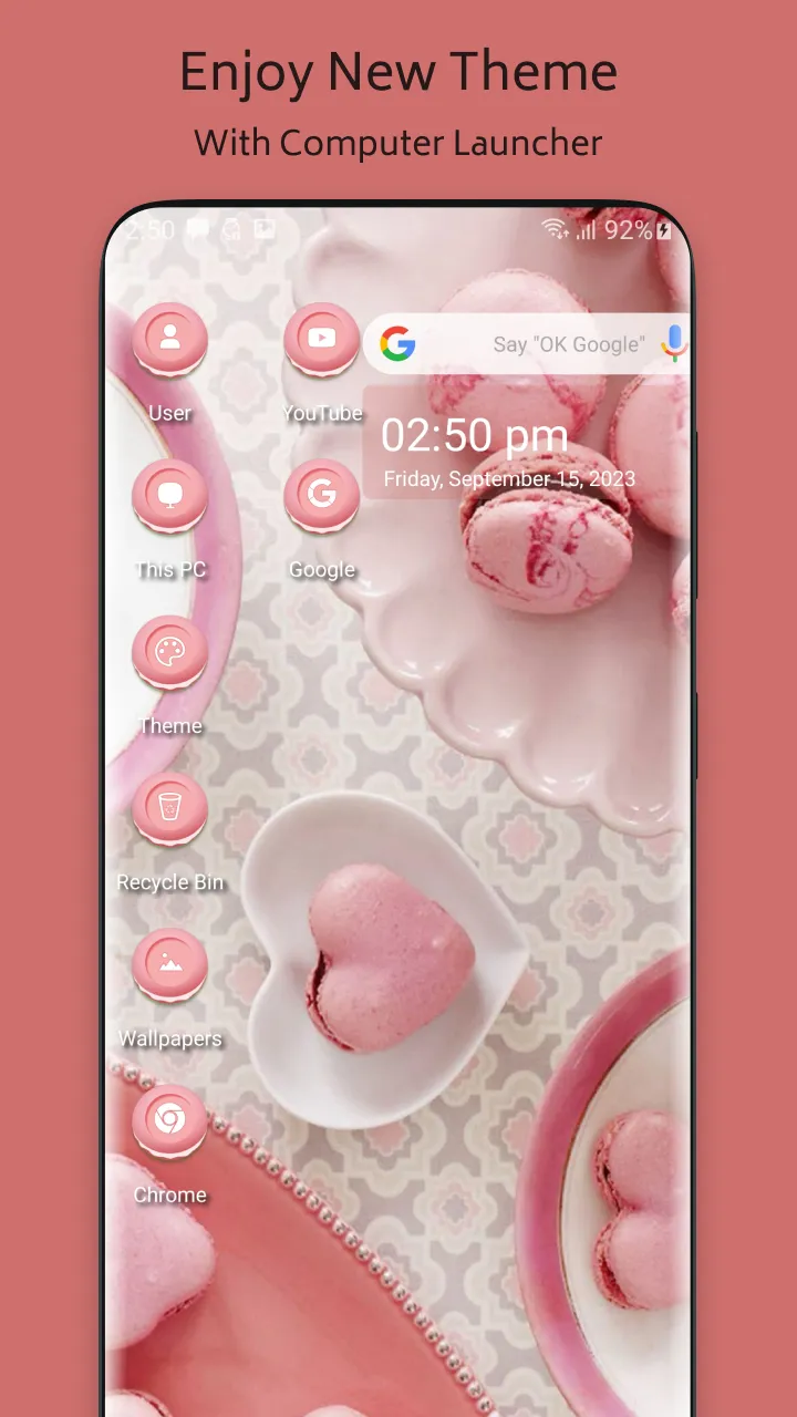 Sweet Macaron Theme | Indus Appstore | Screenshot