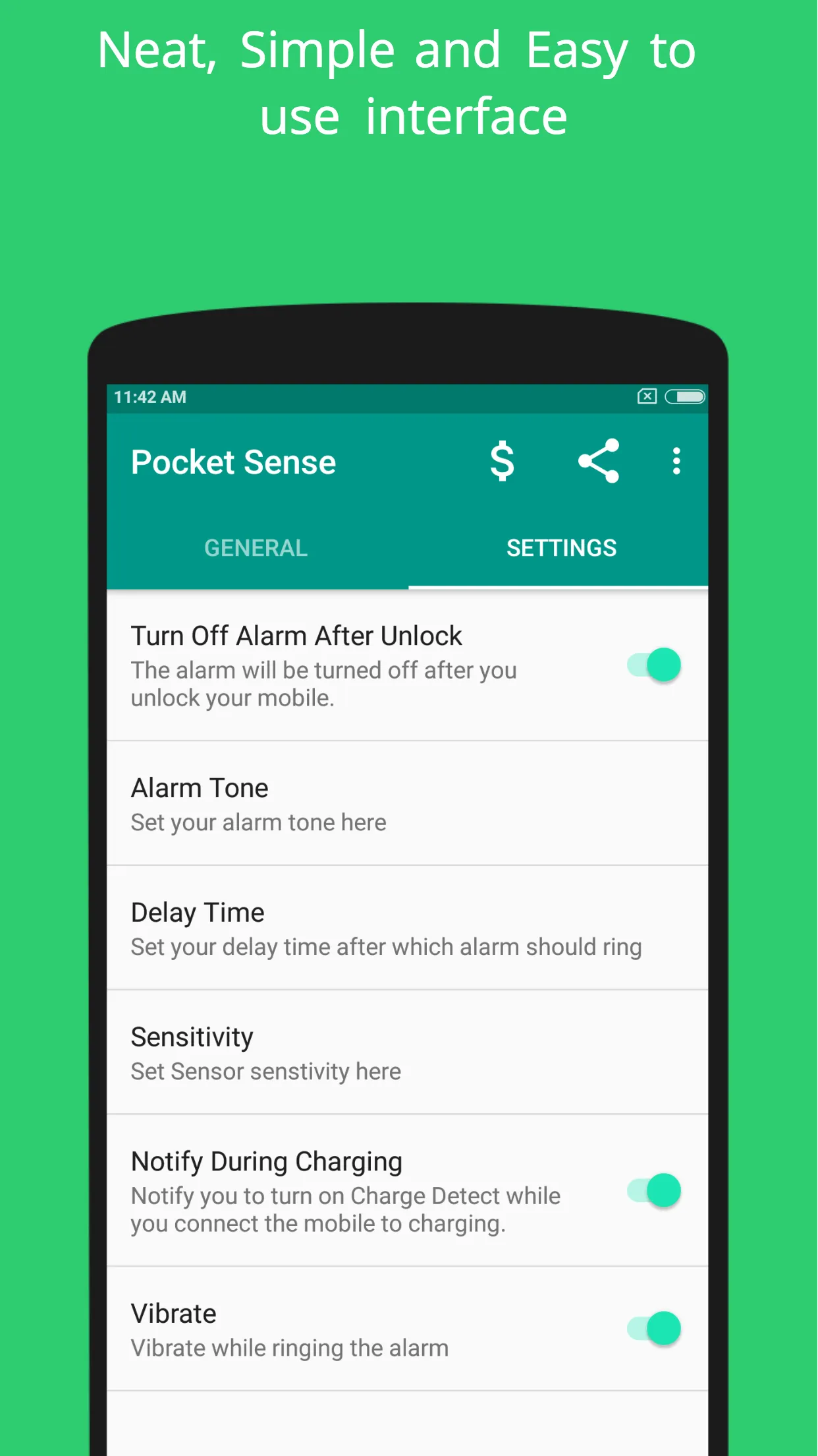 Pocket Sense - Theft Alarm App | Indus Appstore | Screenshot