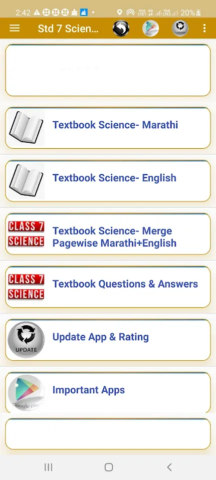 Std 7 th Science Textbook Exer | Indus Appstore | Screenshot