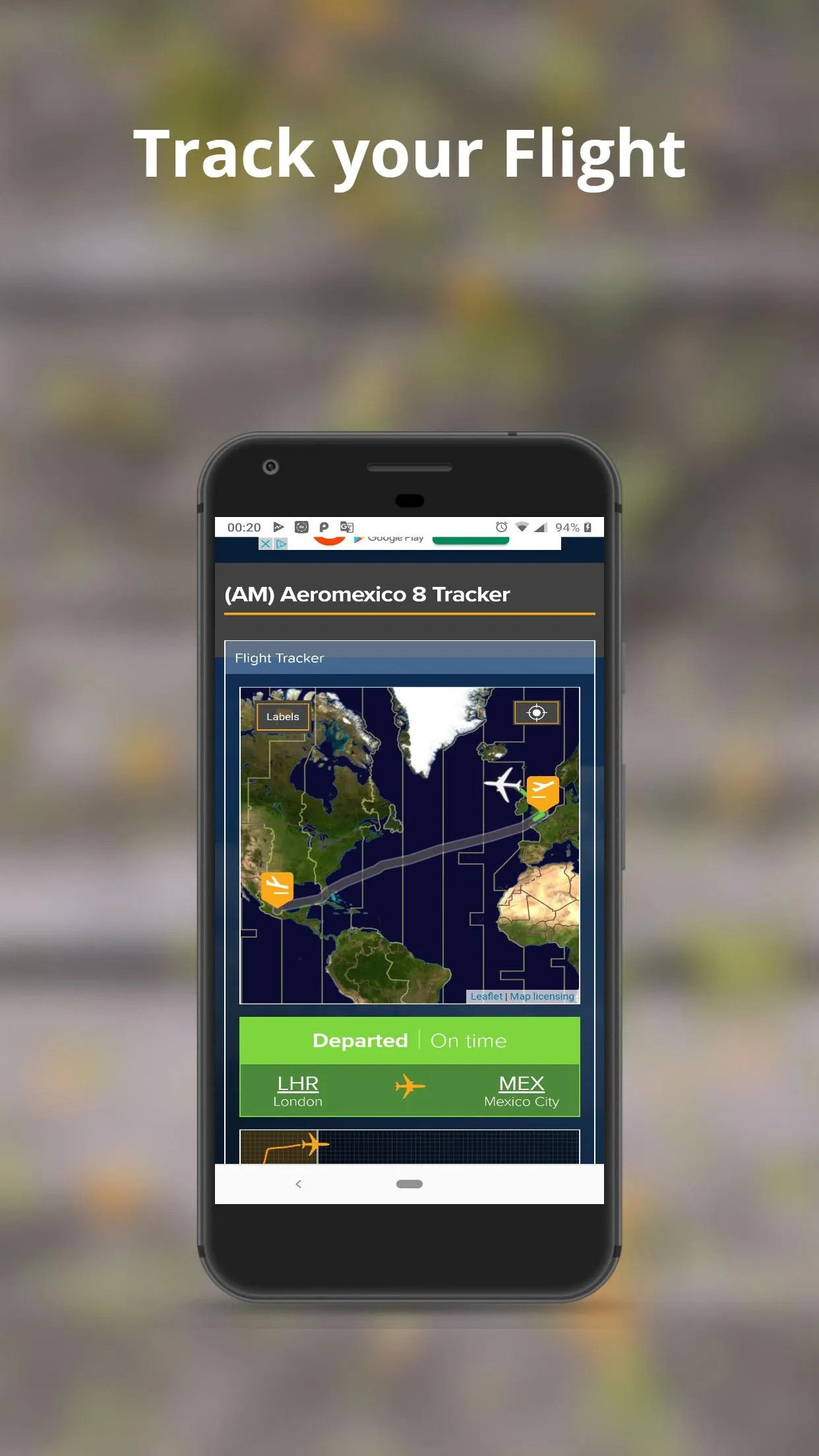 Flight Tracker London Gatwick | Indus Appstore | Screenshot