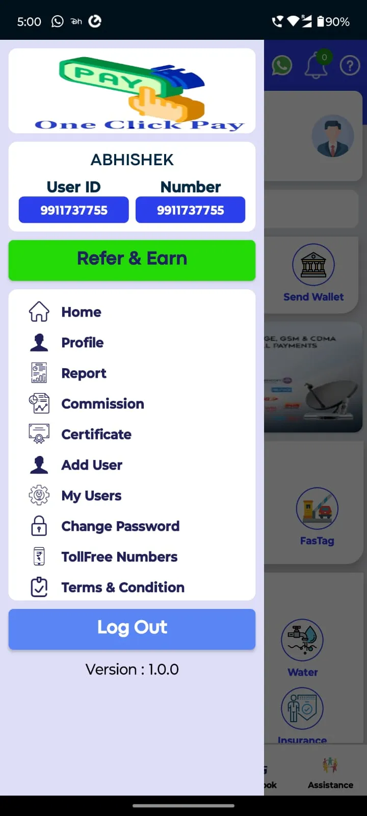 OneClickPay | Indus Appstore | Screenshot