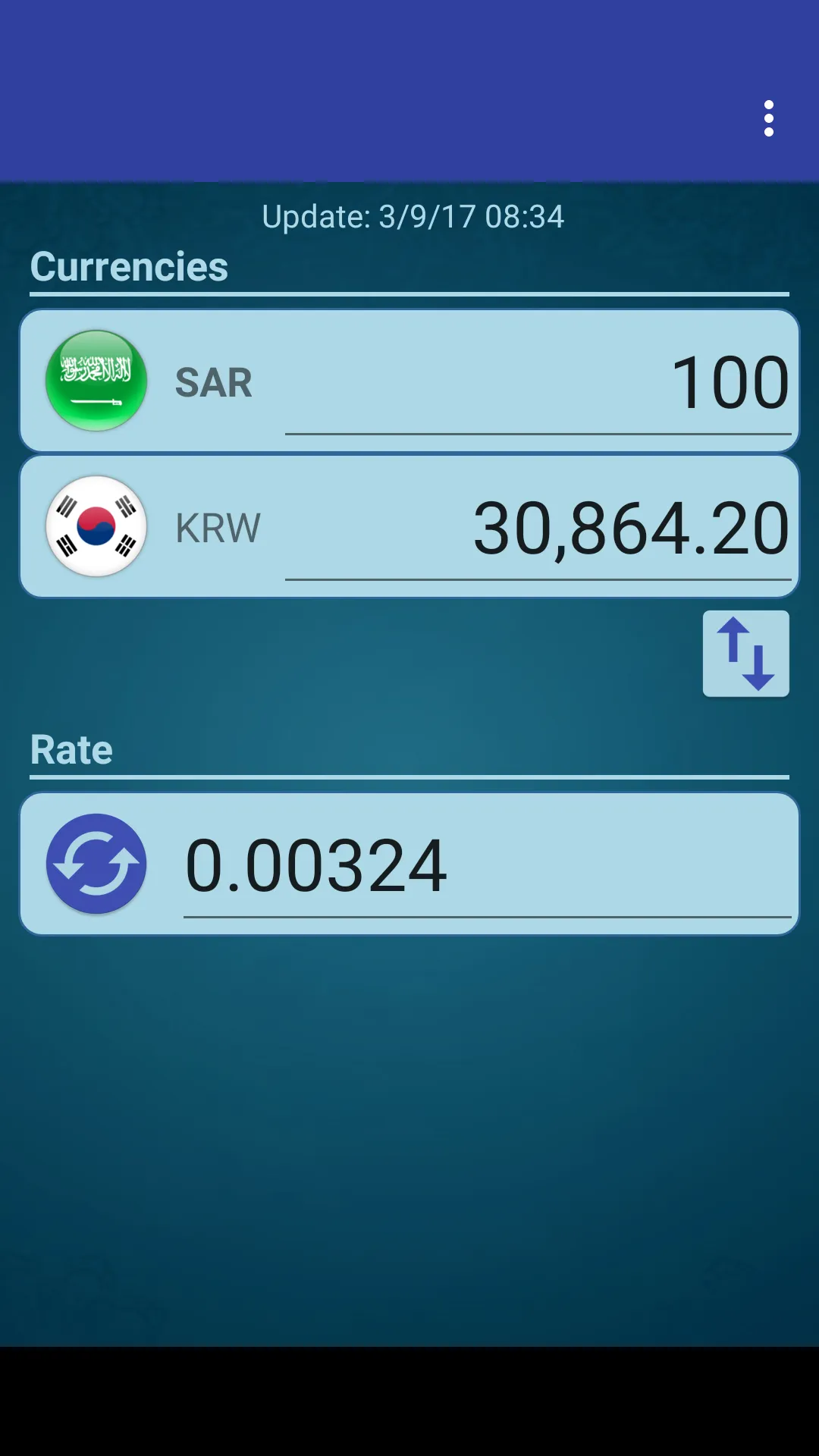 KRW Won x Saudi Arabian Riyal | Indus Appstore | Screenshot