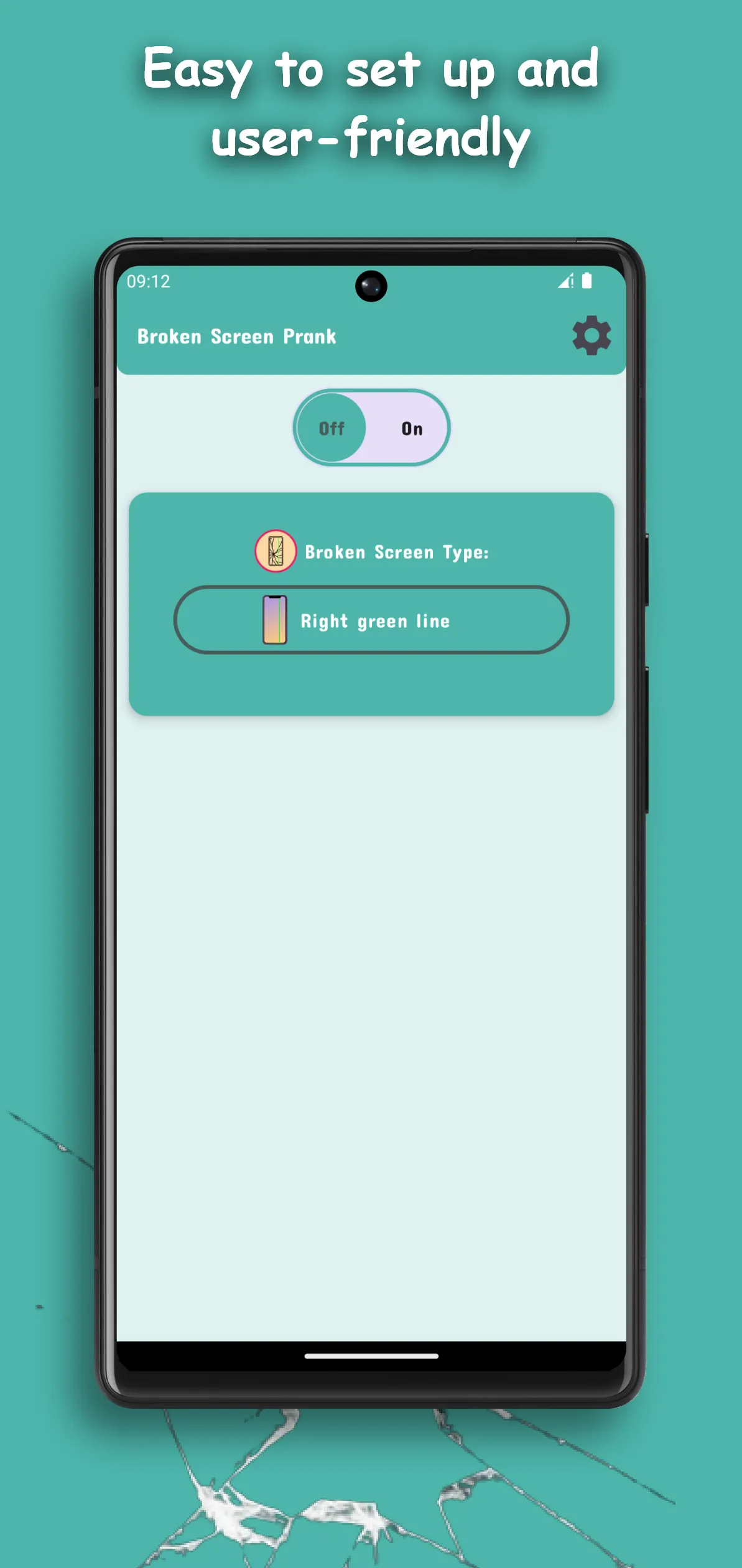 Screen prank: broken lcd joke | Indus Appstore | Screenshot