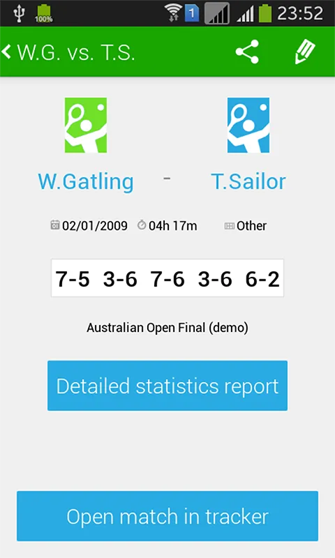 Tennis Math: score & stats | Indus Appstore | Screenshot