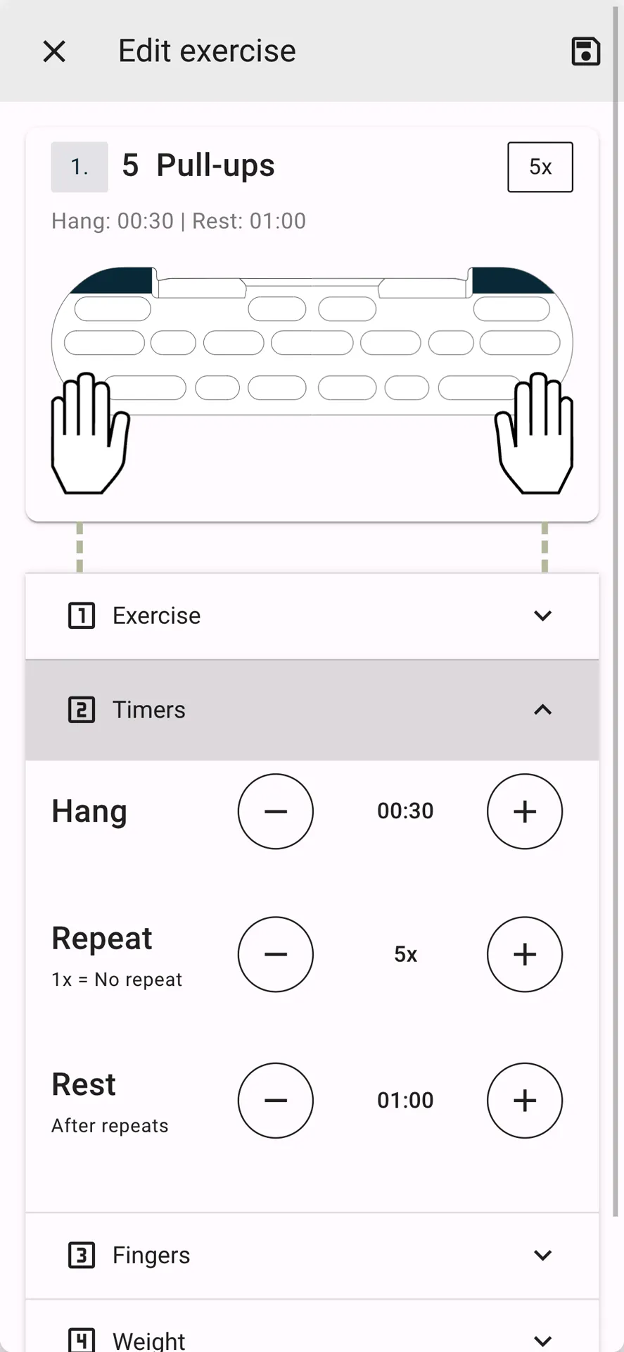 HangTime - Hangboard Training | Indus Appstore | Screenshot