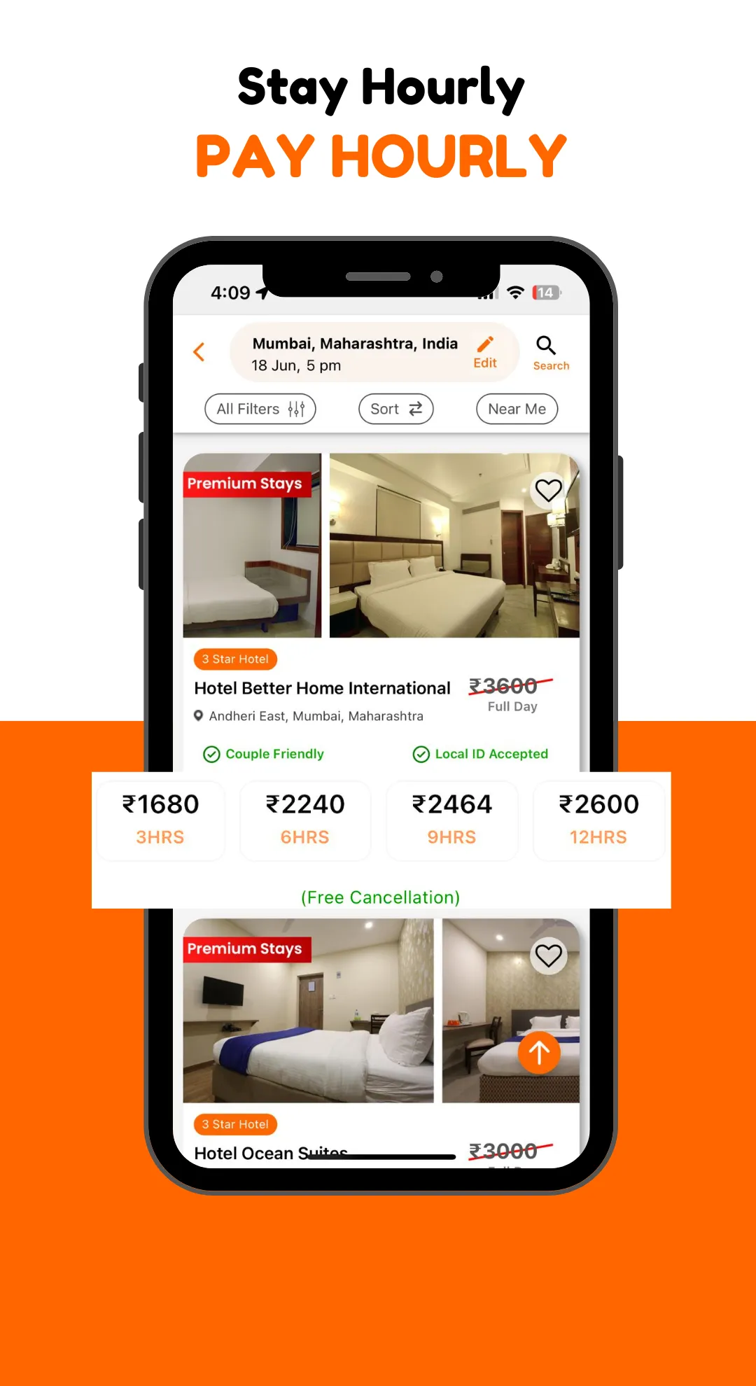 Hourly Rooms Hotel Booking App | Indus Appstore | Screenshot