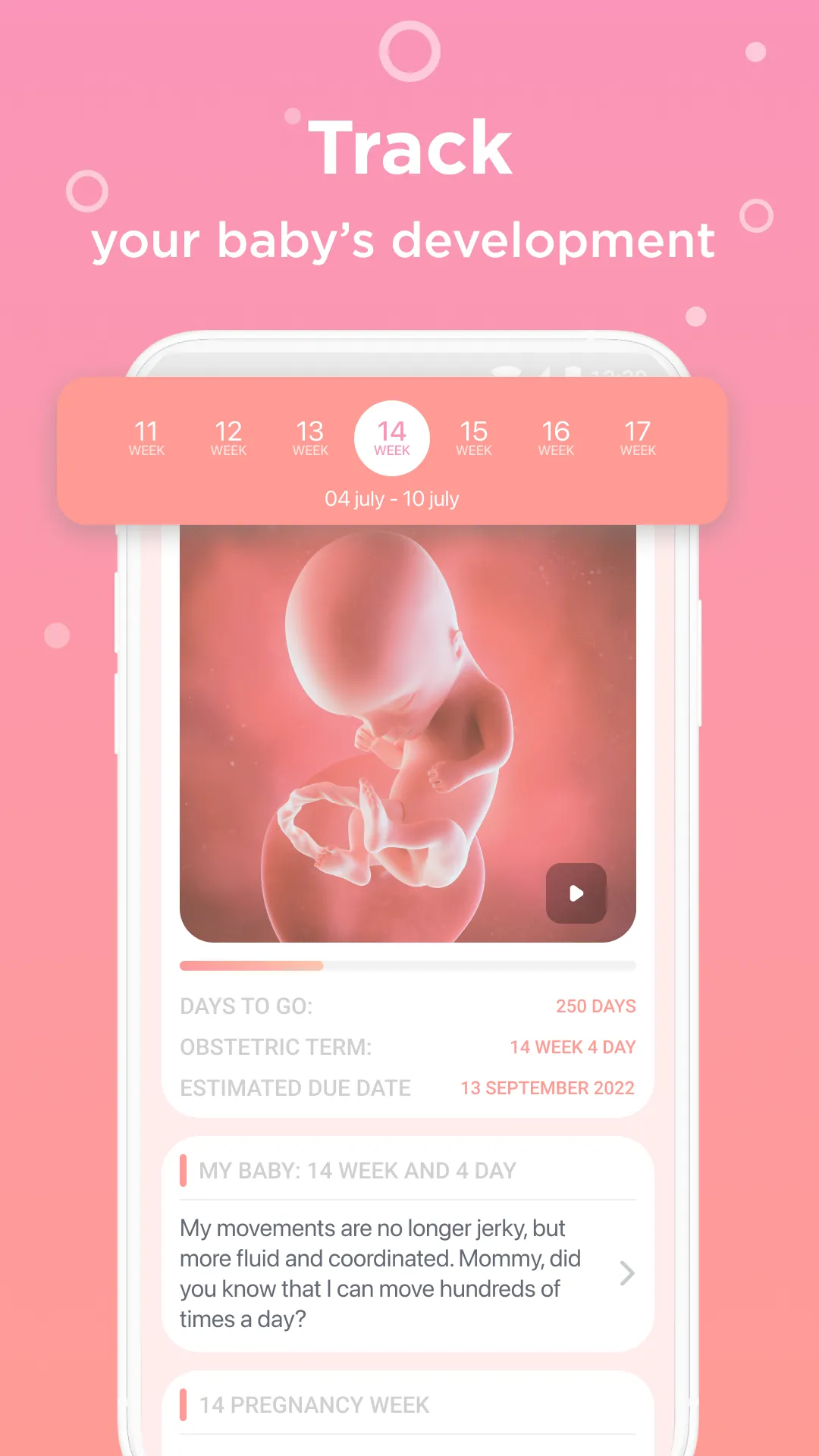 Pregnancy Tracker Week By Week | Indus Appstore | Screenshot