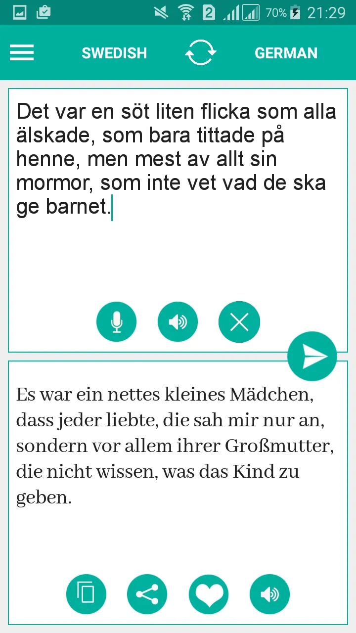 Swedish German Translator | Indus Appstore | Screenshot