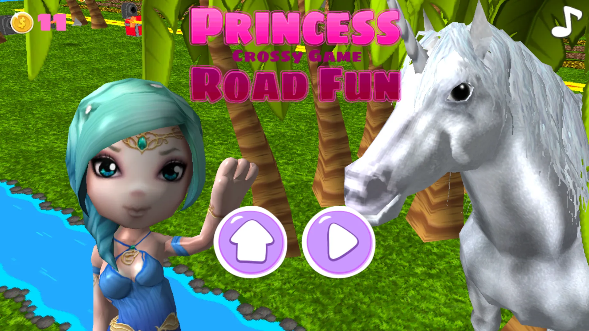 Princess Crossy Game Road Fun | Indus Appstore | Screenshot