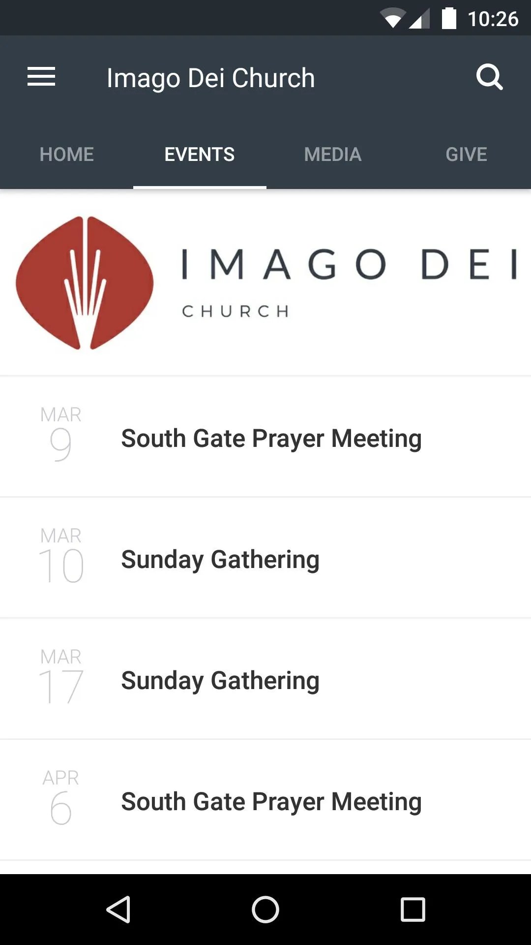 Imago Dei Church | Indus Appstore | Screenshot