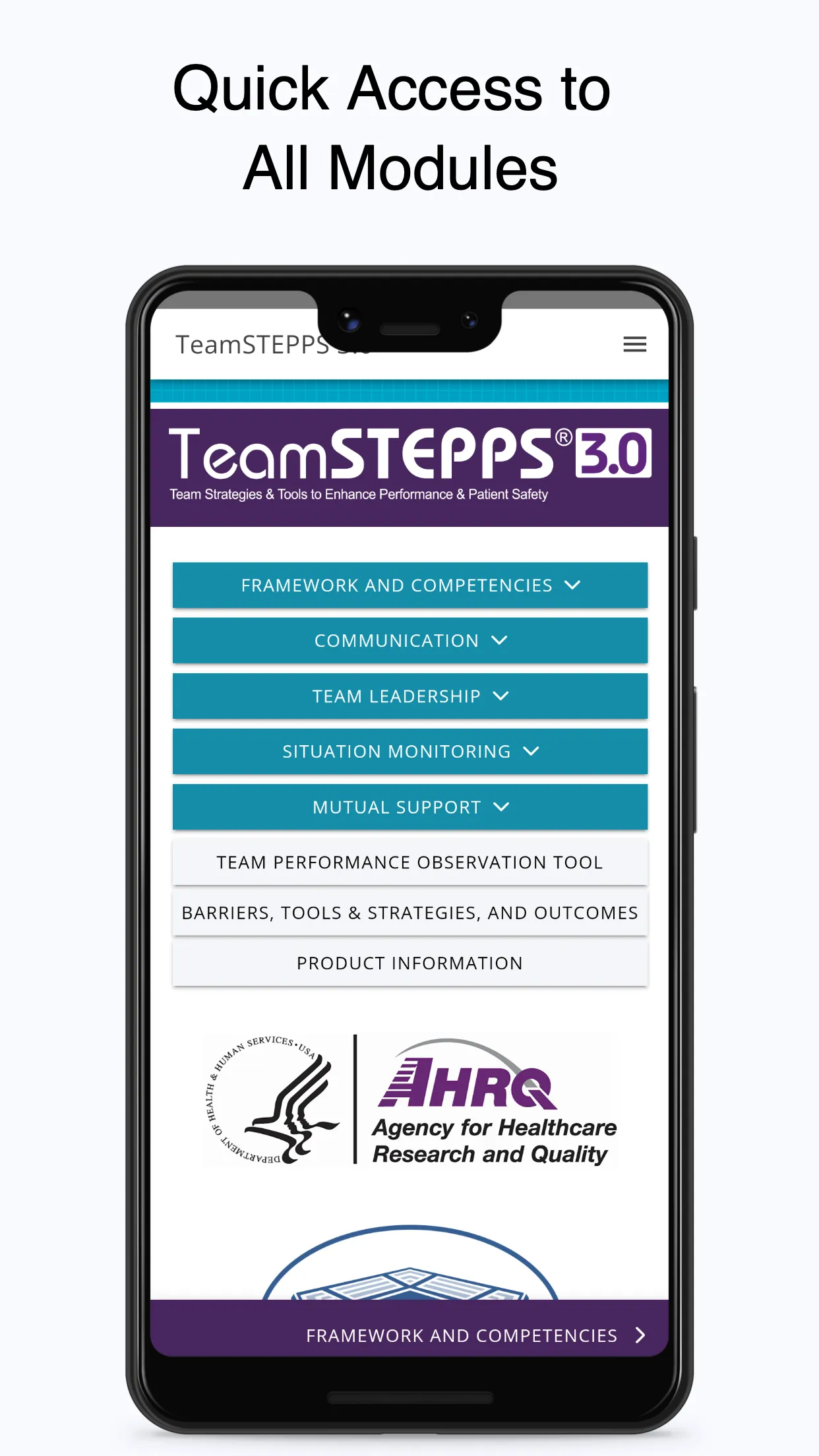 TeamSTEPPS 3.0 | Indus Appstore | Screenshot