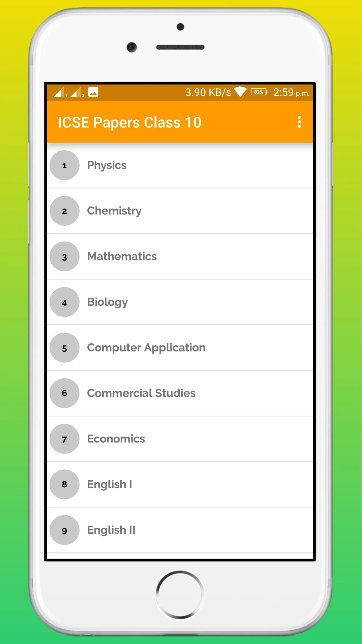 ICSE Previous Year Paper | Indus Appstore | Screenshot