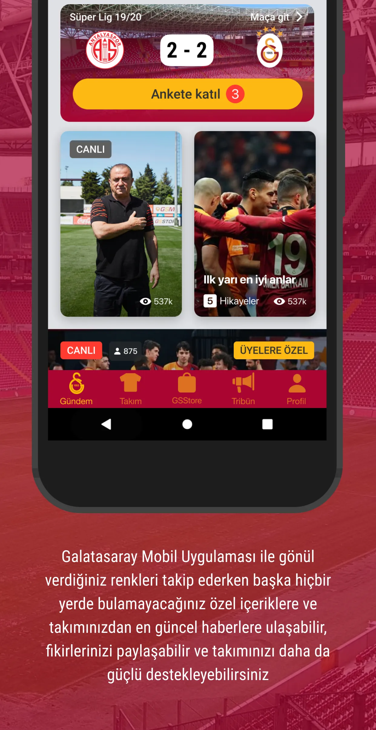 Galatasaray | Indus Appstore | Screenshot