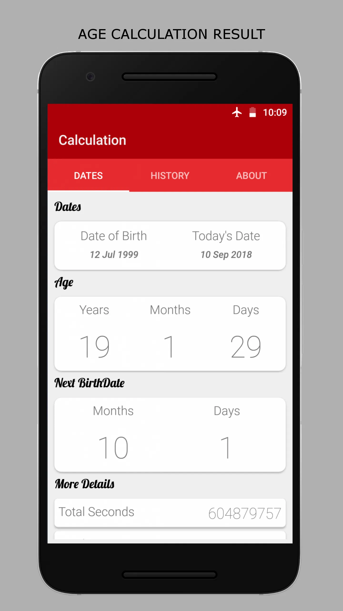 Age Calculator | Date of Birth | Indus Appstore | Screenshot