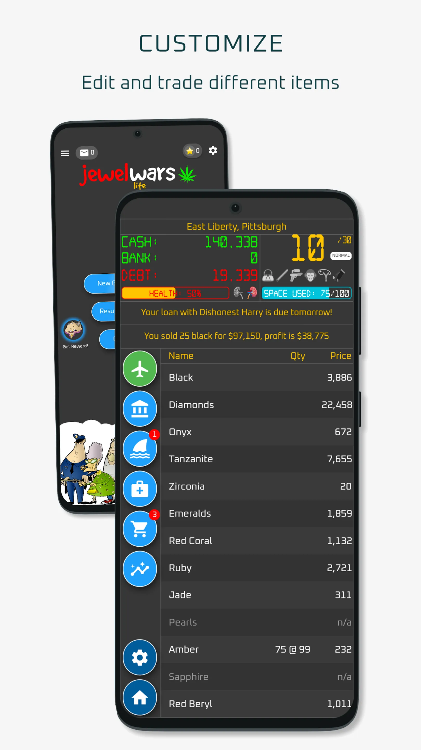 Dope Wars (Weed Edition) Lite | Indus Appstore | Screenshot