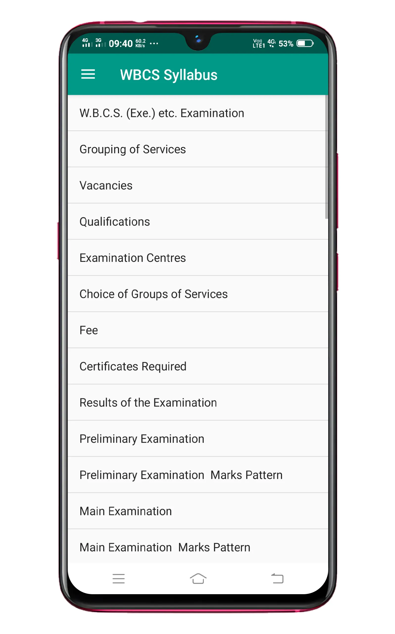 WBCS Syllabus 2022 | Indus Appstore | Screenshot