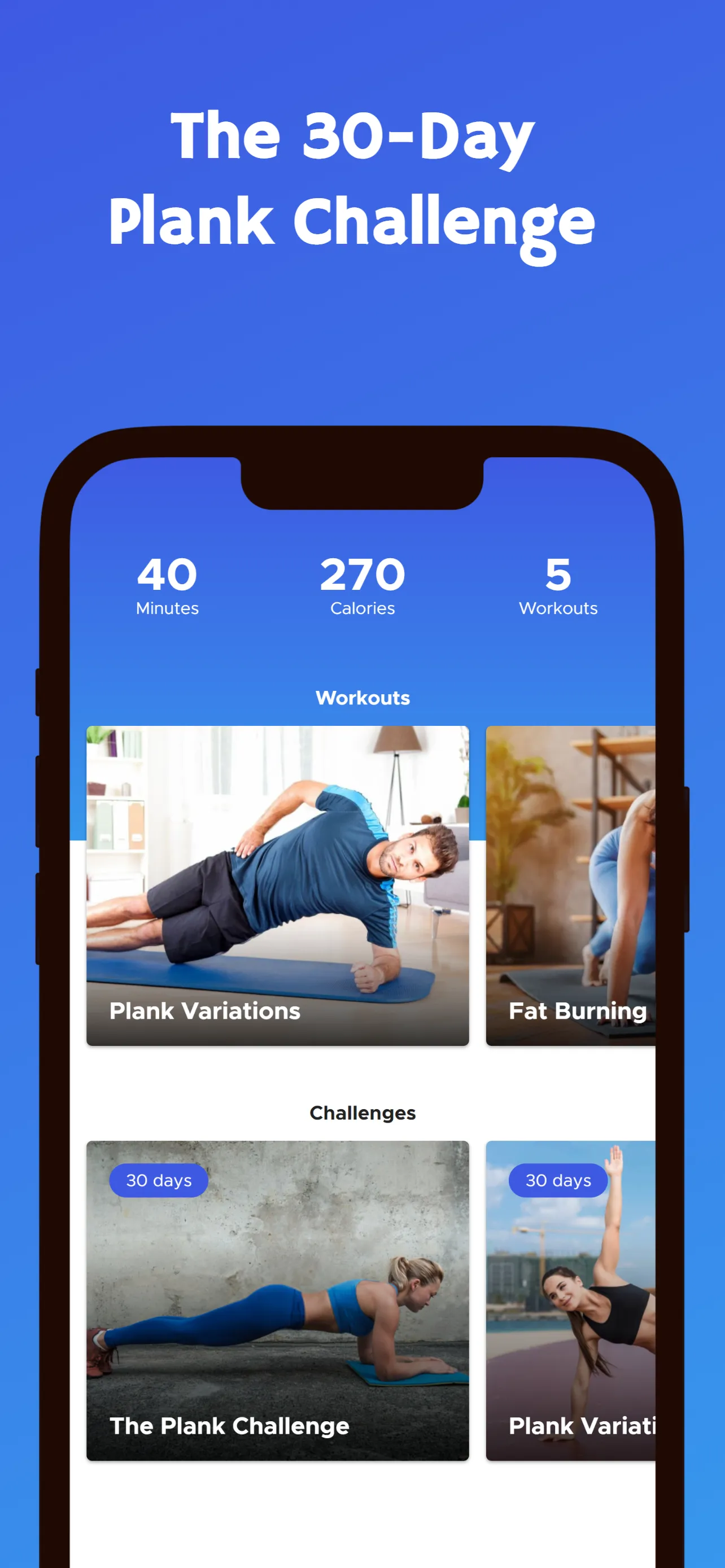 30 Day Plank Challenge | Indus Appstore | Screenshot