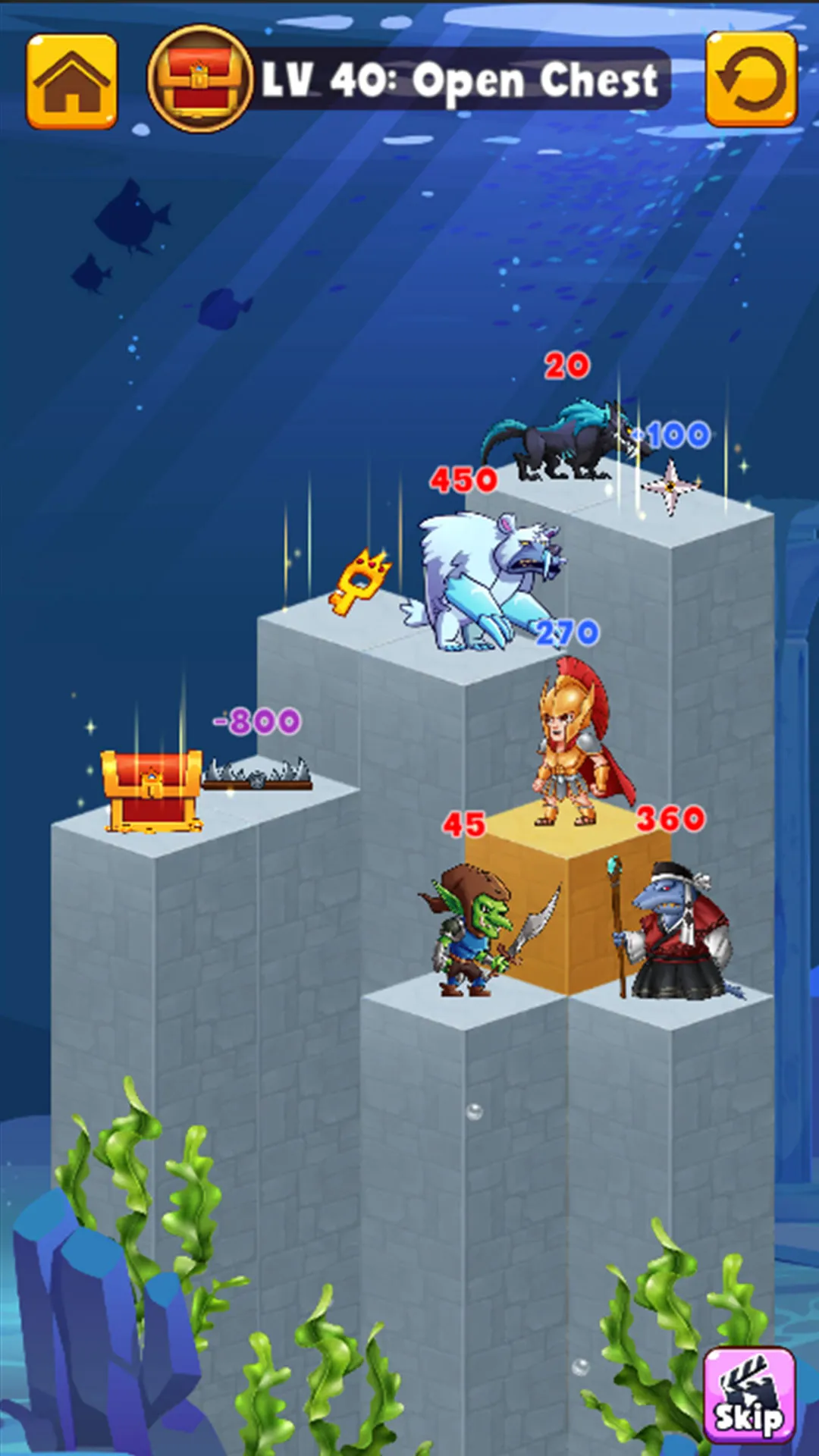 Hero Tower 2: Pyramid Puzzle | Indus Appstore | Screenshot