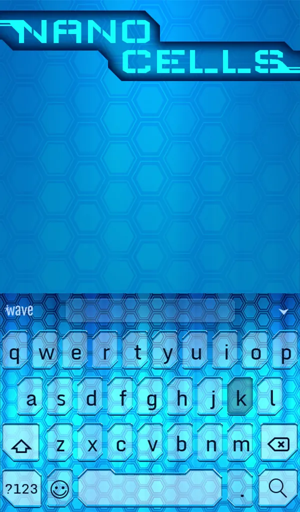 Nano Cells Animated Keyboard | Indus Appstore | Screenshot