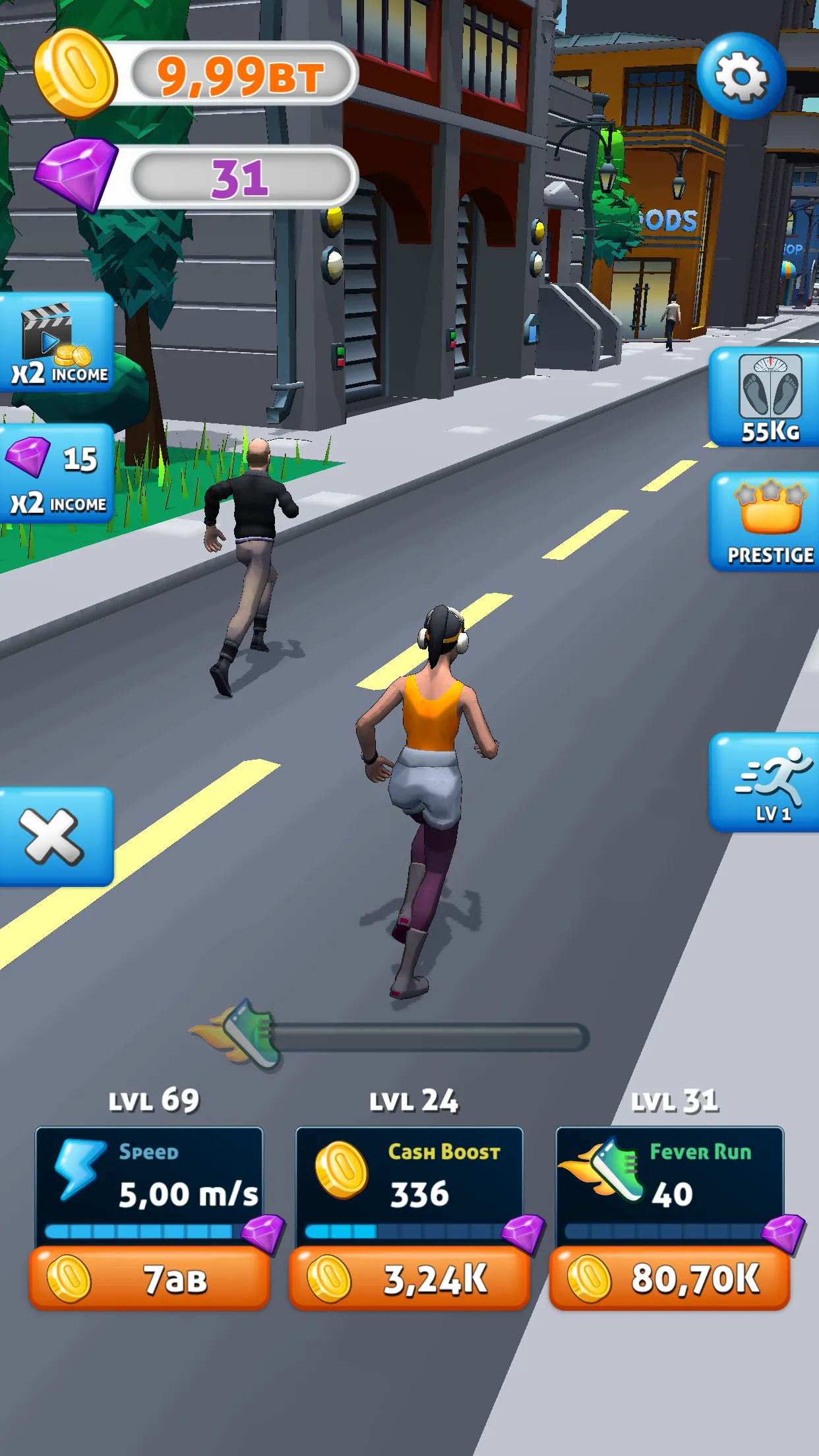 Idle Runner - Fun Clicker Game | Indus Appstore | Screenshot