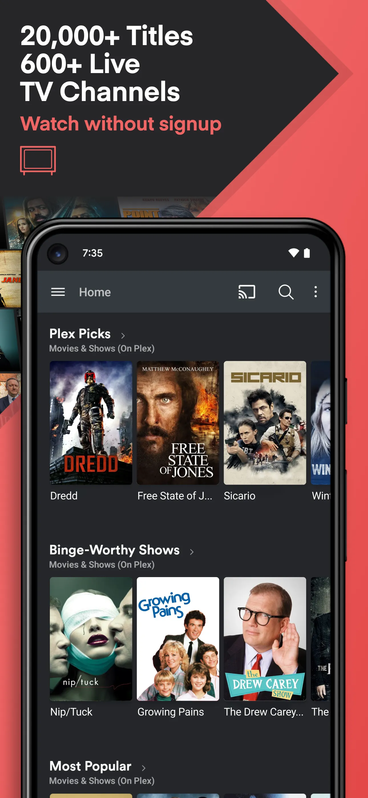 Plex: Stream Movies & TV | Indus Appstore | Screenshot