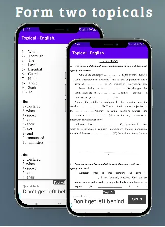 English; Topical Questions | Indus Appstore | Screenshot